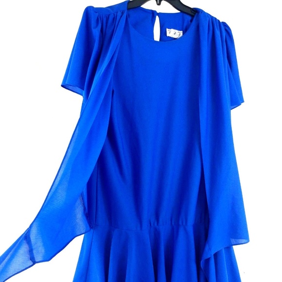cobalt blue dress size 18